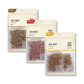Bánh Thưởng Cho Chó Viên Thịt Bò, Gà & Cá Hồi Bowwow Cube Jerky - Paddy Pet Shop